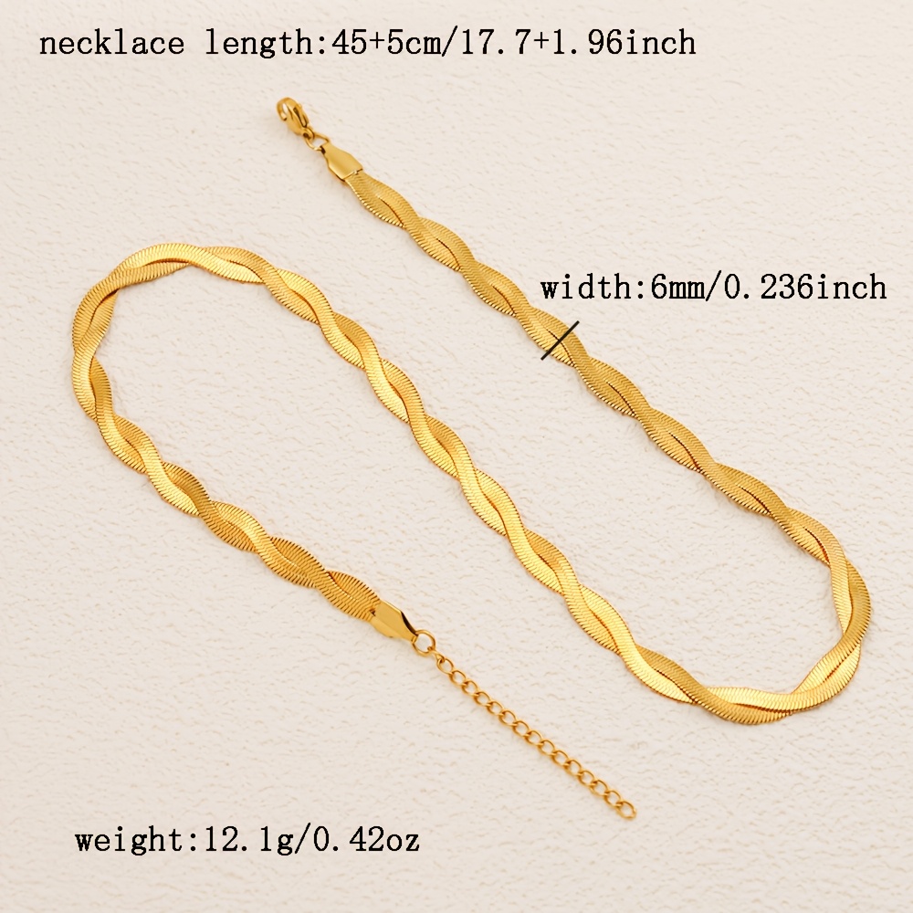 Women's Double-Layer Adjustable Stainless Steel Blade Necklace